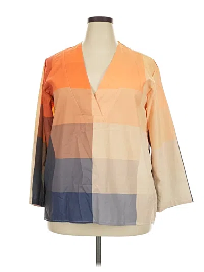 Pre-owned Unbranded Kimono In Orange