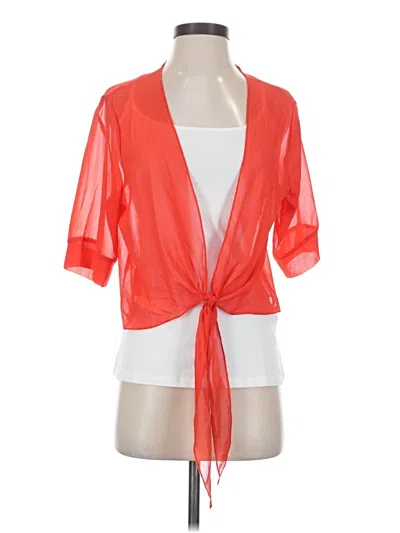 Pre-owned Unbranded Kimono In Orange