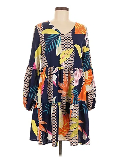 Pre-owned Unbranded Kimono In Orange