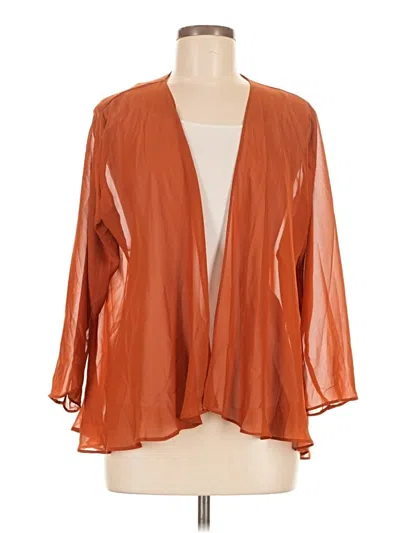 Pre-owned Unbranded Kimono In Orange