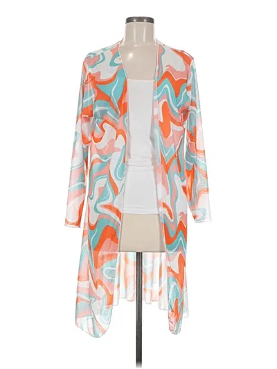 Pre-owned Unbranded Kimono In Orange