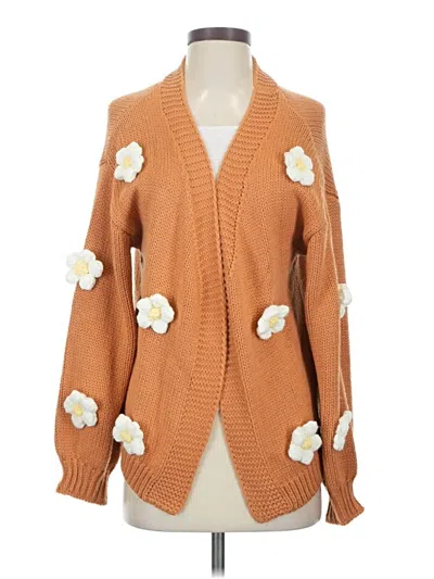 Pre-owned Unbranded Kimono In Orange