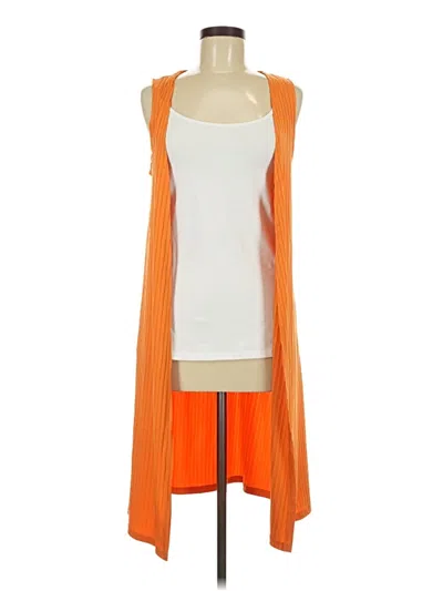 Pre-owned Unbranded Kimono In Orange