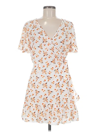 Pre-owned Unbranded Kimono In Orange