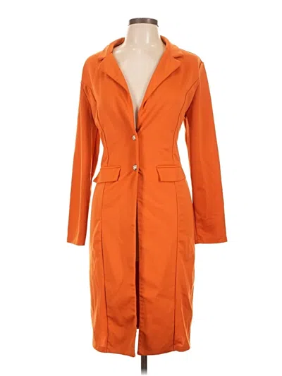 Pre-owned Unbranded Kimono In Orange