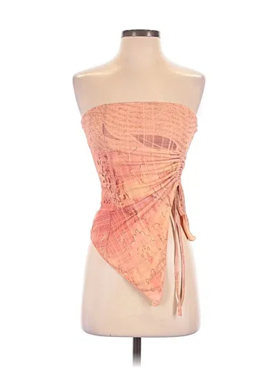Pre-owned Unbranded Kimono In Orange