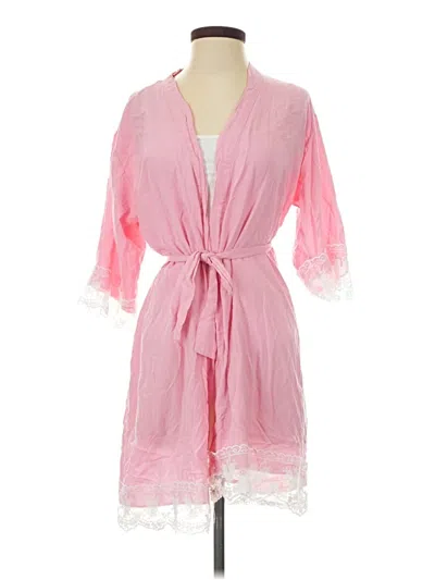 Pre-owned Unbranded Kimono In Pink