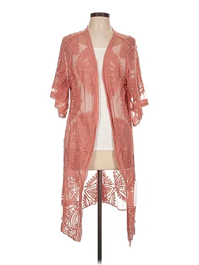 Pre-owned Unbranded Kimono In Pink