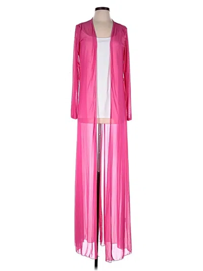 Pre-owned Unbranded Kimono In Pink