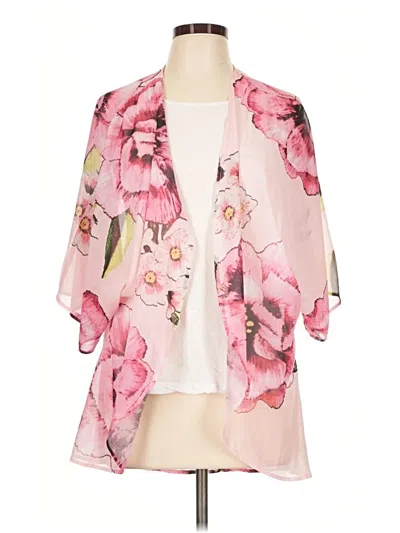 Pre-owned Unbranded Kimono In Pink