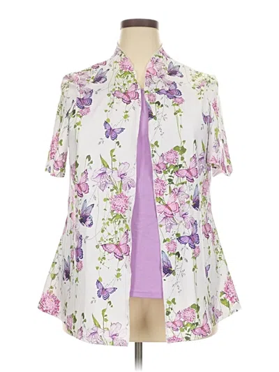 Pre-owned Unbranded Kimono In Purple