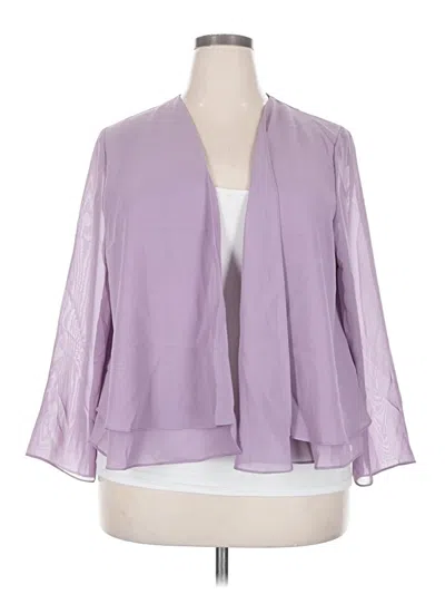 Pre-owned Unbranded Kimono In Purple