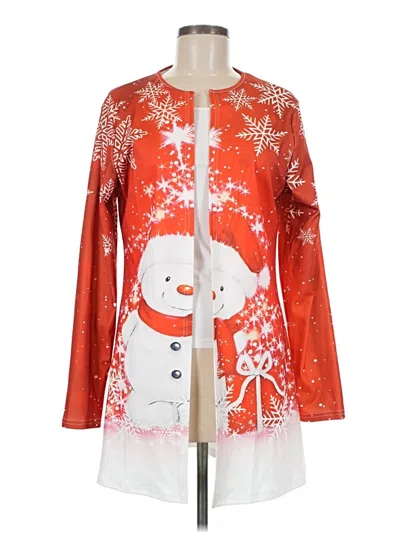 Pre-owned Unbranded Kimono In Red