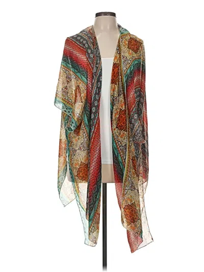 Pre-owned Unbranded Kimono In Red