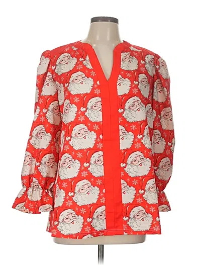 Pre-owned Unbranded Kimono In Red