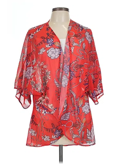 Pre-owned Unbranded Kimono In Red
