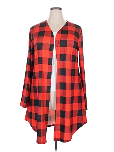 Pre-owned Unbranded Kimono In Red