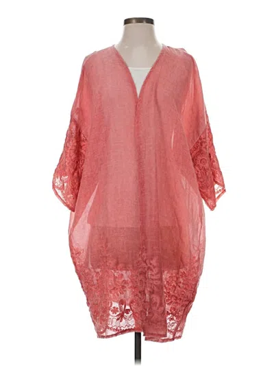 Pre-owned Unbranded Kimono In Red