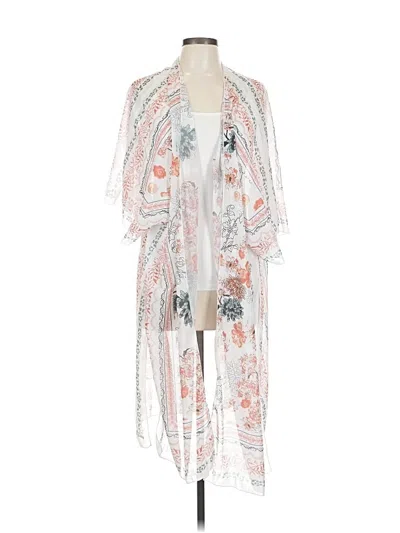 Pre-owned Unbranded Kimono In Silver