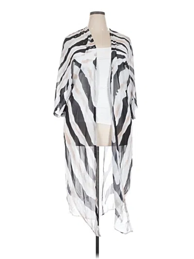 Pre-owned Unbranded Kimono In Silver