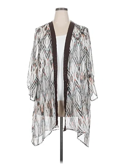 Pre-owned Unbranded Kimono In Silver