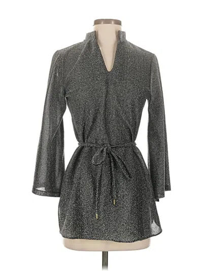 Pre-owned Unbranded Kimono In Silver