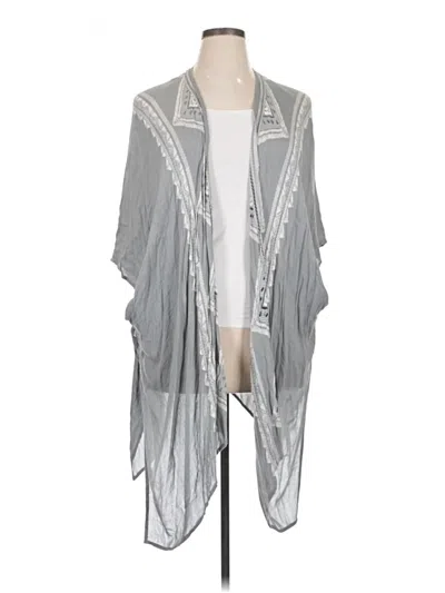 Pre-owned Unbranded Kimono In Silver