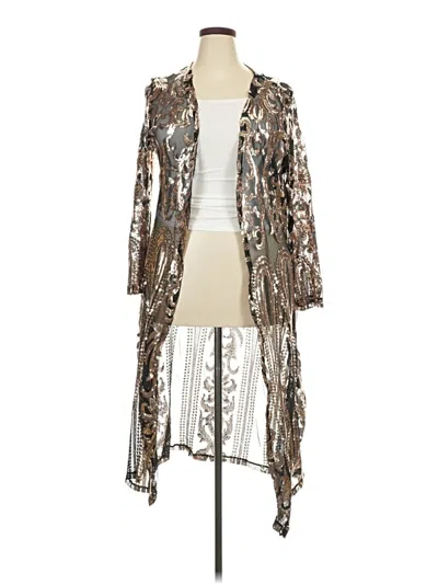 Pre-owned Unbranded Kimono In Silver