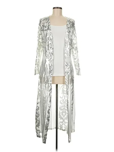 Pre-owned Unbranded Kimono In Silver