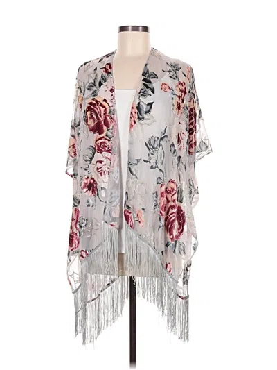Pre-owned Unbranded Kimono In Silver