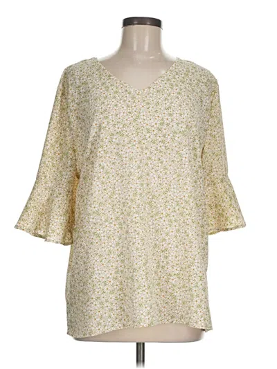 Pre-owned Unbranded Kimono In Tan
