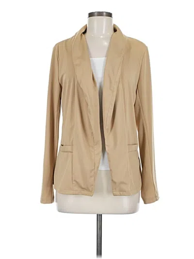 Pre-owned Unbranded Kimono In Tan
