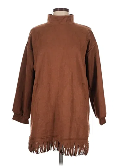 Pre-owned Unbranded Kimono In Tan