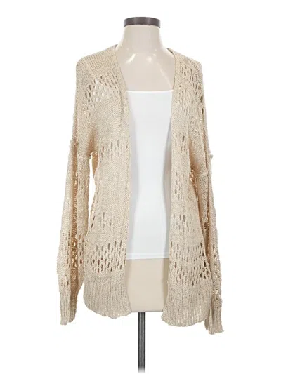 Pre-owned Unbranded Kimono In Tan
