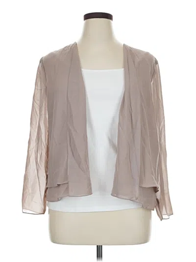 Pre-owned Unbranded Kimono In Tan