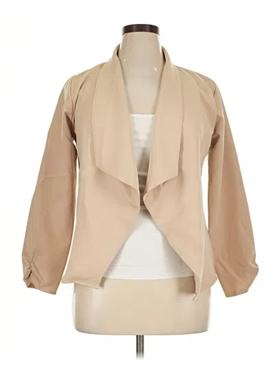 Pre-owned Unbranded Kimono In Tan