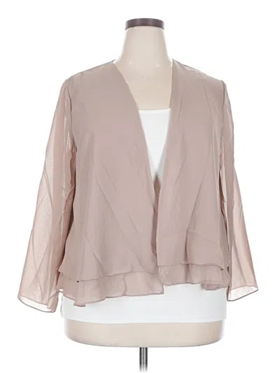 Pre-owned Unbranded Kimono In Tan