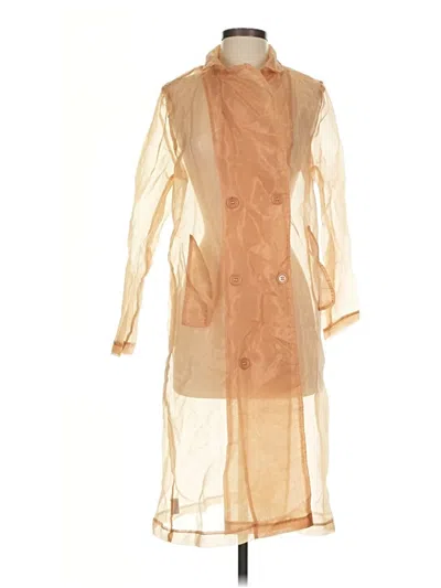 Pre-owned Unbranded Kimono In Tan