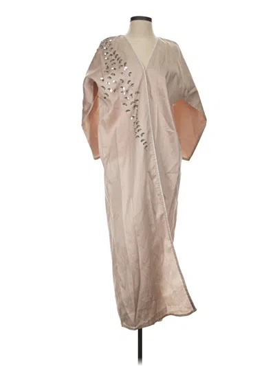 Pre-owned Unbranded Kimono In Tan