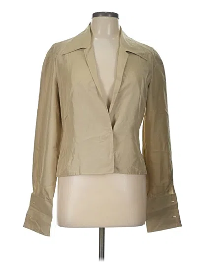 Pre-owned Unbranded Kimono In Tan