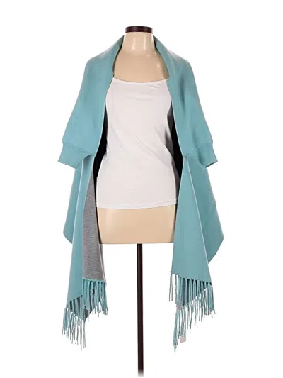 Pre-owned Unbranded Kimono In Teal