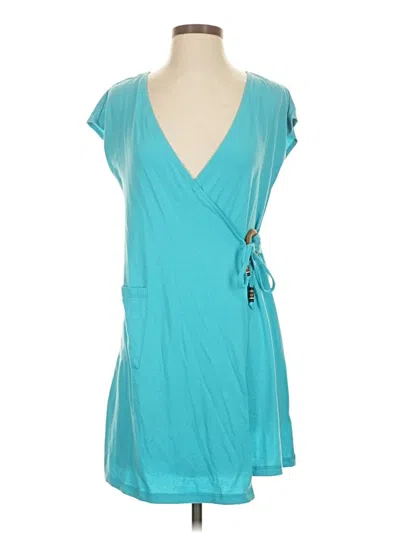 Pre-owned Unbranded Kimono In Teal