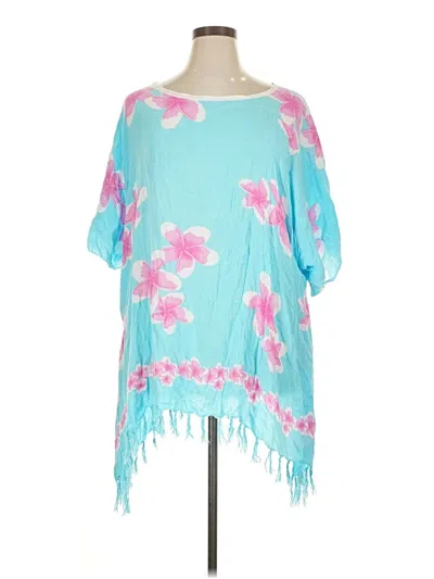 Pre-owned Unbranded Kimono In Teal