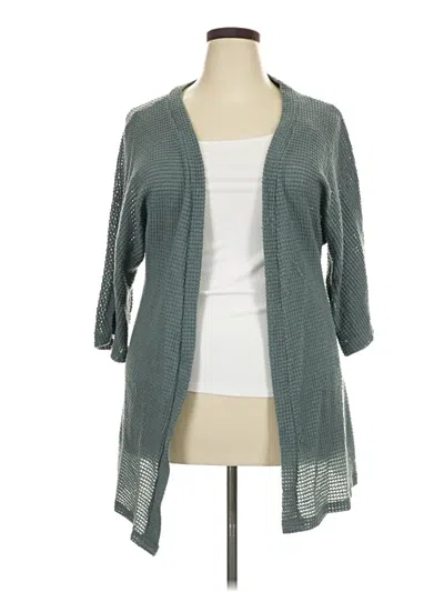 Pre-owned Unbranded Kimono In Teal