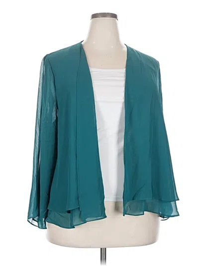 Pre-owned Unbranded Kimono In Teal