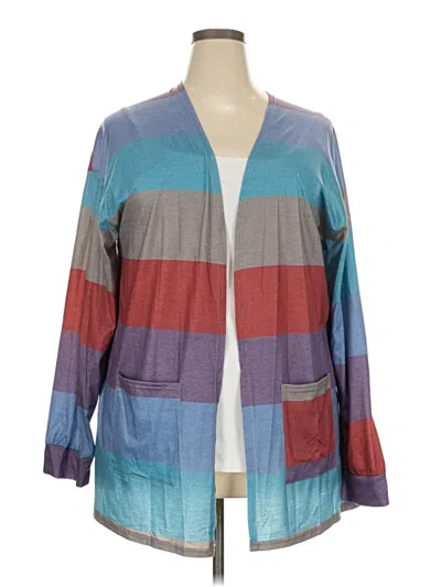 Pre-owned Unbranded Kimono In Teal