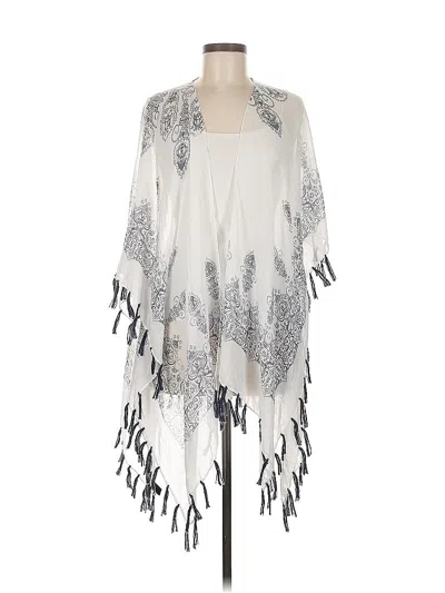 Pre-owned Unbranded Kimono In White