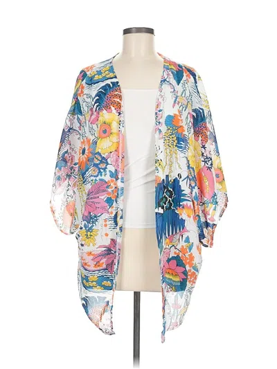 Pre-owned Unbranded Kimono In White