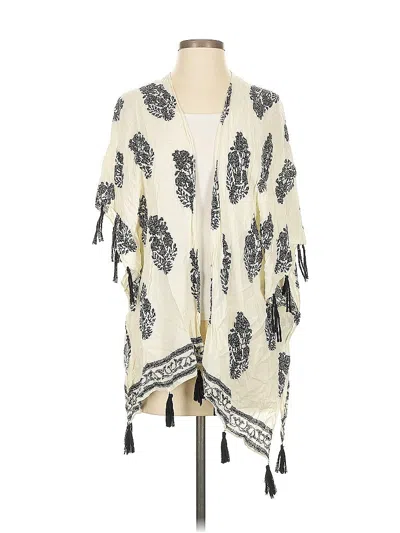 Pre-owned Unbranded Kimono In White