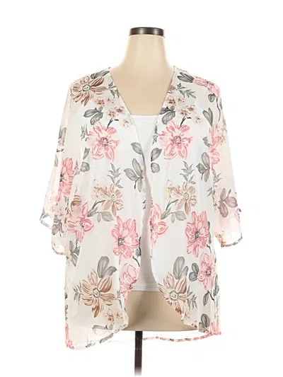 Pre-owned Unbranded Kimono In White